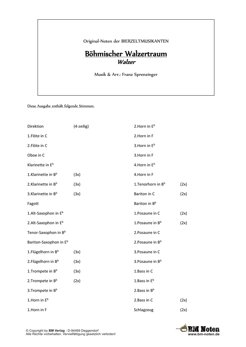 Böhmischer Walzertraum