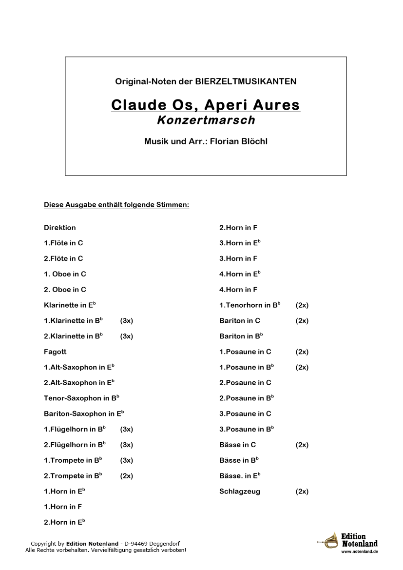 Claude os, aperi aures