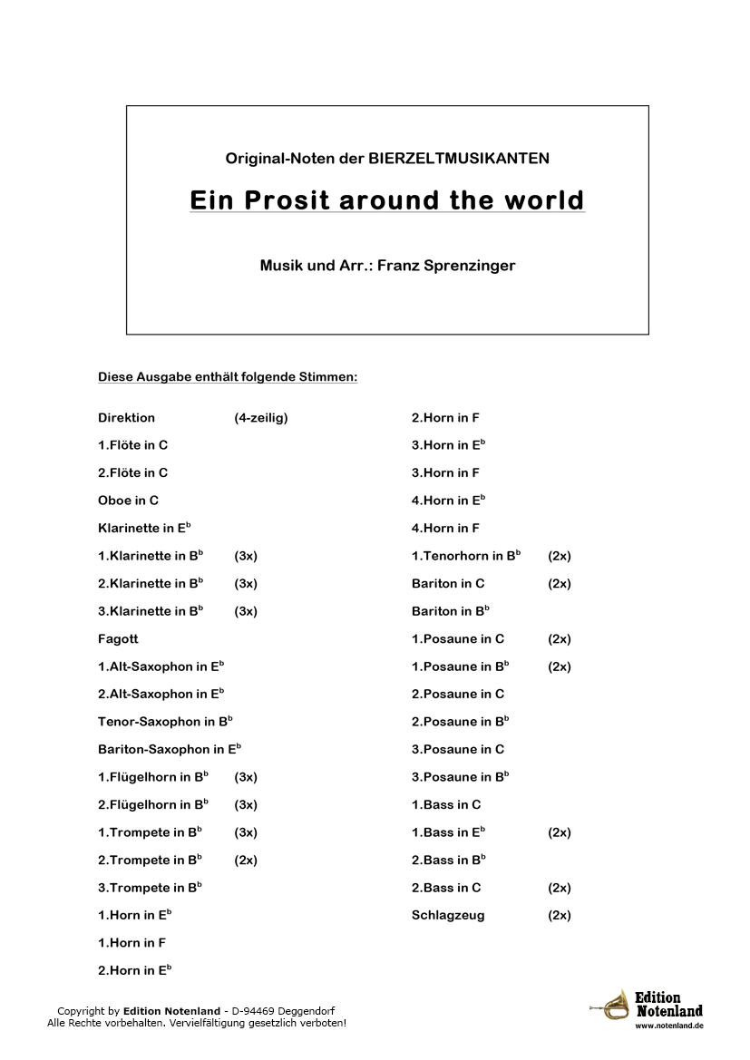 Ein Prosit around the world