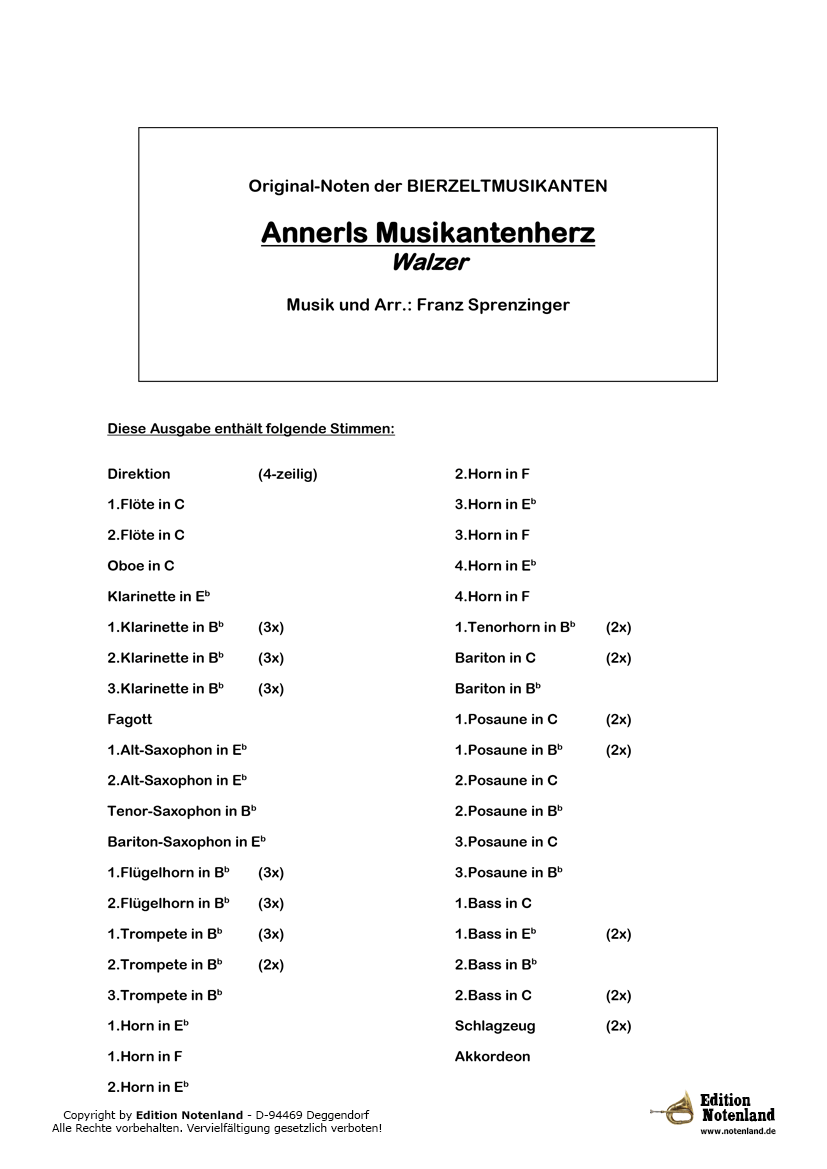 Annerls Musikantenherz