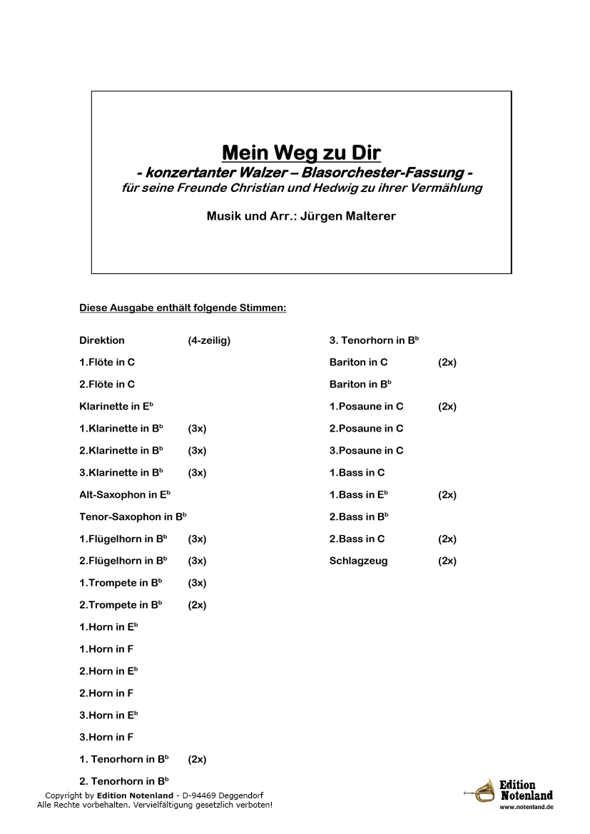 Mein Weg zu dir