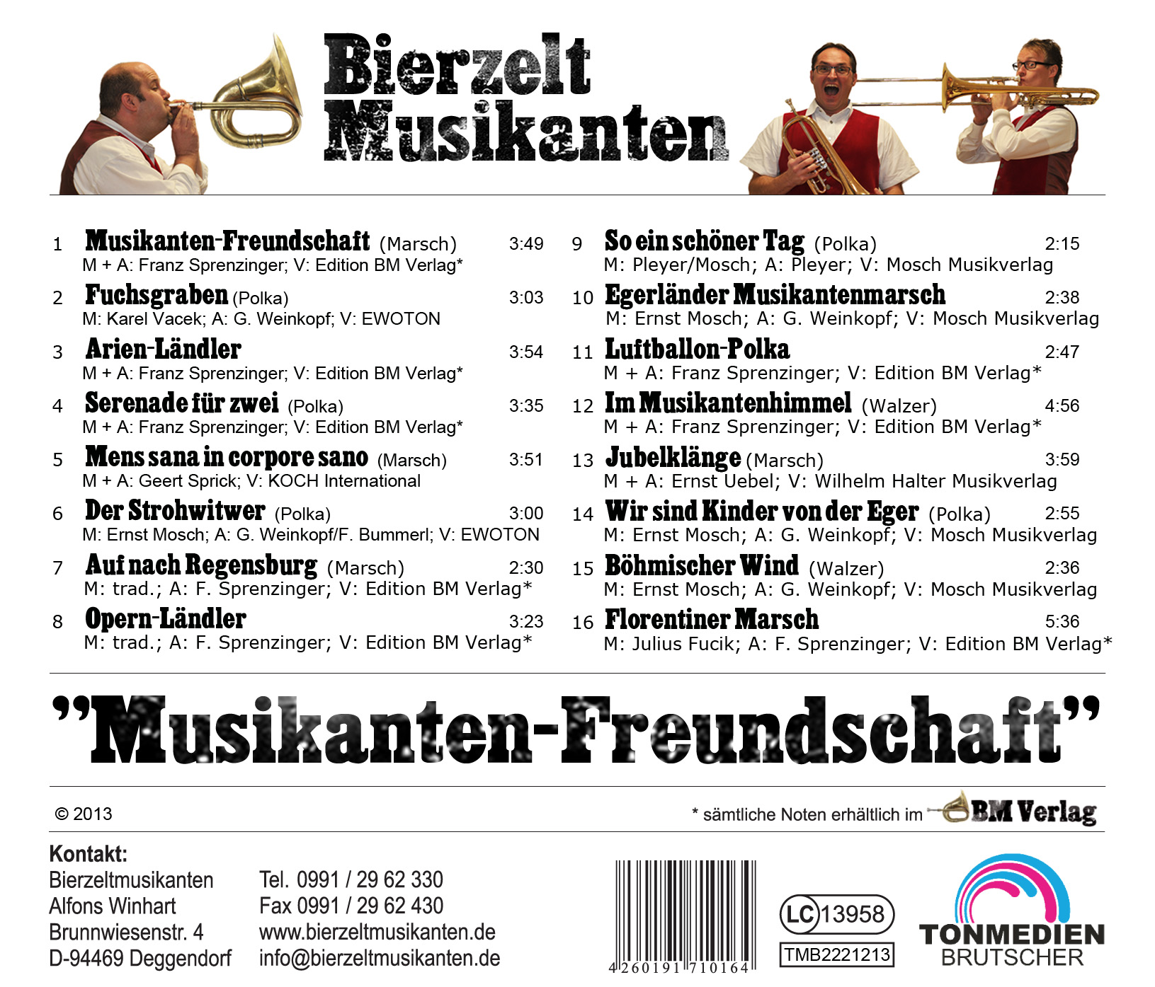 Musikanten-Freundschaft - CD